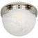 Serein LED Flush Mount in Polished Nickel (268|ARN 4007PN-WG)