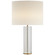 Lineham Two Light Table Lamp in Crystal and Hand-Rubbed Antique Brass (268|ARN 3024CG/HAB-L)