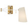 Keil One Light Wall Sconce in Hand-Rubbed Antique Brass and White (268|ARN 2650HAB/WHT-L)