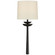 Beaumont One Light Wall Sconce in Aged Iron (268|ARN 2301AI-L)