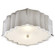 Balthazar Three Light Flush Mount in Polished Nickel (268|AH 4025PN-FG)