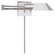 Vc Classic One Light Swing Arm Wall Lamp in Polished Nickel (268|82034 PN)
