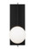 Orbel One Light Wall Sconce in Matte Black (182|700WSOBLB)