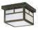 Mission One Light Flush Mount in Verdigris Patina (37|MCM-7EM-VP)