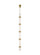 Wit LED Pendant in Aged Brass (182|700TDWIT6R-LED930)