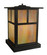Mission One Light Column Mount in Satin Black (37|MC-10TM-BK)