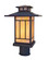 Kennebec One Light Post Mount in Mission Brown (37|KP-9AM-MB)
