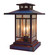 Kennebec One Light Column Mount in Bronze (37|KC-9AM-BZ)