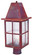 Hartford One Light Post Mount in Slate (37|HP-8TN-S)
