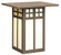 Glasgow Two Light Flush /Wall Mount in Mission Brown (37|GW-18AM-MB)