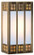 Glasgow One Light Wall Mount in Slate (37|GSADA-12AM-S)