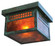 Glasgow Two Light Flush Mount in Bronze (37|GCM-8REC-BZ)