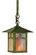 Evergreen One Light Pendant in Antique Copper (37|ESH-7TM-AC)