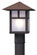 Evergreen One Light Post Mount in Slate (37|EP-9PFGW-S)