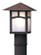 Evergreen One Light Post Mount in Rustic Brown (37|EP-7AAM-RB)