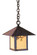 Evergreen One Light Pendant in Mission Brown (37|EH-12TOF-MB)