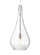 Seguro One Light Pendant in Satin Nickel (182|700MPSEGCS)