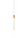 Linger LED Pendant in Natural Brass (182|700MPLNGFNB-LED930)