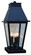Croydon Three Light Column Mount in Satin Black (37|CRC-8CLR-BK)