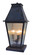 Croydon Three Light Column Mount in Satin Black (37|CRC-10CLR-BK)