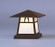 Carmel One Light Column Mount in Bronze (37|CC-8BWO-BZ)