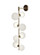 ModernRail LED Wall Sconce in Aged Brass (182|700MDWS3GRR)