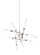 Linger LED Chandelier in Polished Nickel (182|700LNG12AN-LED930)