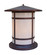 Berkeley One Light Column Mount in Antique Copper (37|BC-17LOF-AC)