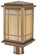 Avenue One Light Post Mount in Antique Brass (37|AVP-8AM-AB)
