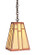 Asheville One Light Pendant in Mission Brown (37|AH-8M-MB)