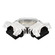 Tape Light Accessories L Heavy Duty Snap Connector in White/Clear (303|TL-4SPL-L-HD)