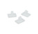 Premium Extrusions Slot Clip Needed To Attach Insert To Drywall Housing in Raw Aluminum (303|PE-SLOT-CLIP)