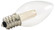 Pro Decorative LED Lamp in Transparent (303|PC7-E12-WW)