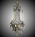Wall Sconce One Light Wall Sconce in Polished Brass w/Black Inlay (183|WS9456-ALN-12G-ST)