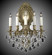 Wall Sconce Five Light Wall Sconce in Polished Brass w/Black Inlay (183|WS9429-A-12G-ST)