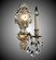 Wall Sconce One Light Wall Sconce in Polished Brass w/Black Inlay (183|WS9423-O-12G-ST)