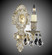 Wall Sconce One Light Wall Sconce in Polished Brass w/Umber Inlay (183|WS9421-ALN-01G-ST)
