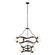 Black Betty Nine Light Chandelier in Carbon/French Gold (137|374C09CBFG)