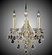 Venetian Three Light Wall Sconce in French Gold Glossy (183|WS9393-A-03G-PI)
