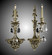 Blairsden One Light Wall Sconce in Polished Brass w/Black Inlay (183|WS9081-O-12G-PI)