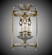 Lantern Three Light Flush Mount in White Nickel (183|LTFM2108-10W-ST)