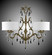 Chateau Six Light Island Pendant in White Nickel (183|IL9661-A-10W-ST-GL)