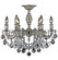 Rosetta Six Light Flush Mount in Polished Brass w/Black Inlay (183|FM9521-ALN-12G)