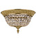 Corinthian LED Flush Mount in Polished Brass w/Umber Inlay (183|FM8615-P-01G)