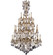 Bellagio 35 Light Chandelier in Antique Black Glossy (183|CH9827-ALN-02G-ST)