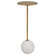Gimlet Drink Table in Solid Brass (52|25216)
