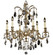 Marlena Six Light Chandelier in French Gold Glossy (183|CH9713-OTK-03G-ST)