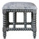 Estes Bench in Light Gray And White (52|23568)