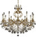 Rosetta 12 Light Chandelier in Polished Brass w/Black Inlay (183|CH9579-OLN-12G-ST)