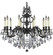 Rosetta Ten Light Chandelier in Polished Brass w/Umber Inlay (183|CH9578-A-01G-ST)